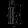 Дымоход с регистром Окаменевшее дерево перенесённый рисунок + Змеевик, d-115, L=1000 мм (Feringer) в Сургуте