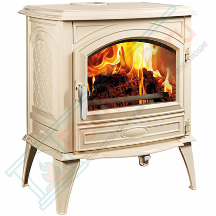 Чугунная печь 640WD/E8, цвет - кремовый белый (Dovre)