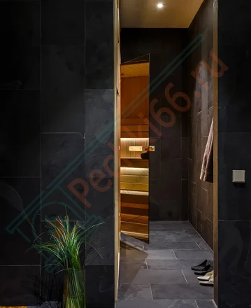 Плитка сланец Black Brushed Brazil 600 x 300 x 10 мм (1,08 м2 / 6 шт)