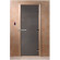 Стеклянная дверь для бани графит 2000х800 (DoorWood) в Сургуте