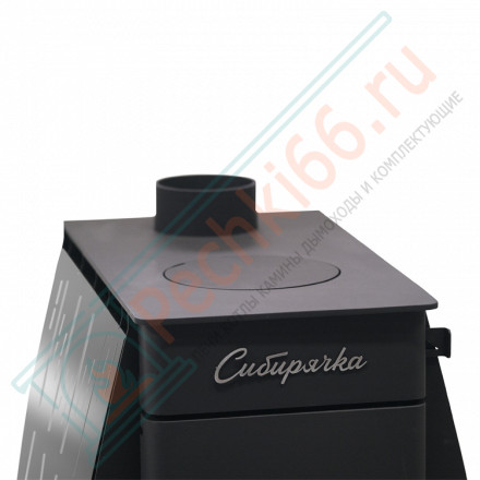 Отопительная печь Сибирячка 6 с кожухом из нержавеющей стали (НМК)