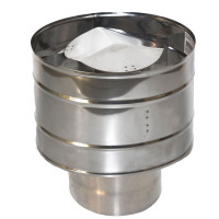 Оголовок с дефлектором (НЕРЖ-439/0,5-ОЦИНК/0,5) d-150/210 (УМК) Оголовок с дефлектором (НЕРЖ-439/0,5-ОЦИНК/0,5) d-150/210 (УМК)