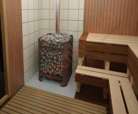 Печь для бани Тамань-сетка 10 Т (Теплодар)