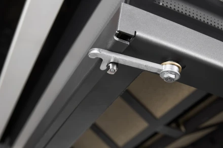 Камин Родос 900 черный, белый шамот (ЭкоКамин)