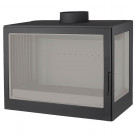 Чугунная топка LCI 007 GFL Flat top, стекло слева (Liseo Castiron) 14 кВт