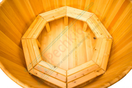 Купель кедровая круглая 150х150х120 (НКЗ)