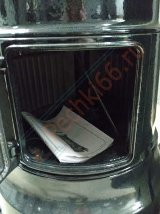 Чугунная печь Julia, черная эмаль (Plamen)