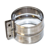 Хомут обжимной (НЕРЖ-439/0,5) d-120 (УМК) Хомут обжимной (НЕРЖ-439/0,5) d-120 (УМК)