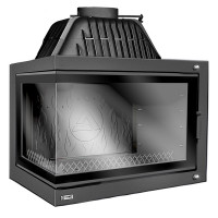 Чугунная топка W17 LB Decor Eko, с левым стеклом 16.1 kW (Kaw-Met)