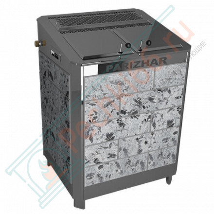Электрическая паротермальная печь ПАРиЖАР 10 кВт, серпентенит «Премиум» (Инжкомцентр ВВД) до 13 м3