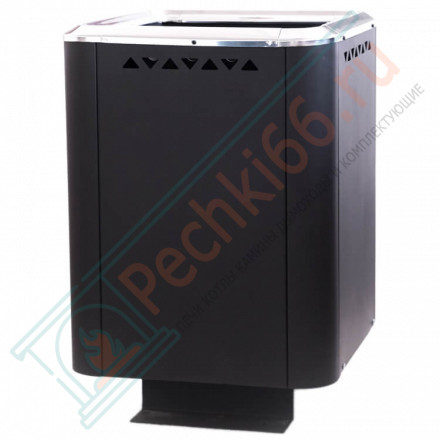 Чугунная банная печь Сибирь-20, конвекционная, с панорамной дверцей (НМК)