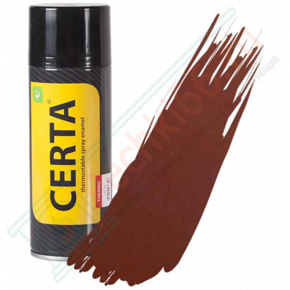 Термостойкая краска аэрозоль 0,52л, красно - коричневый, +500°С (Certa) в Сургуте