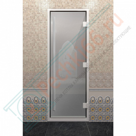 Стеклянная дверь DoorWood «Хамам Престиж Сатин» 2000х900 мм