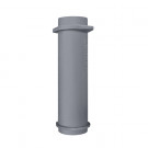 Чугунная НИЖНЯЯ труба для шибера 115/500мм (ТехноЛит)