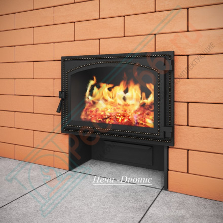 Печь банная Емельяныч под обкладку, с каминной дверцей 230 (Дионис)