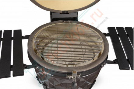 Керамический гриль Diamond Egg XL серый