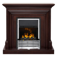 Электрический Каминокомплект Bradford - Темный дуб с очагом Flagstaff