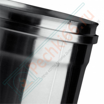 Сэндвич тройник 90° (НЕРЖ-430/1,0-НЕРЖ-430/0,5) d-150/210 (Ferrum HF Plus)