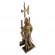 Набор каминный D50011АGК Рыцарь (4 предмета, 79см, античное золото/черный), на подставке в Сургуте