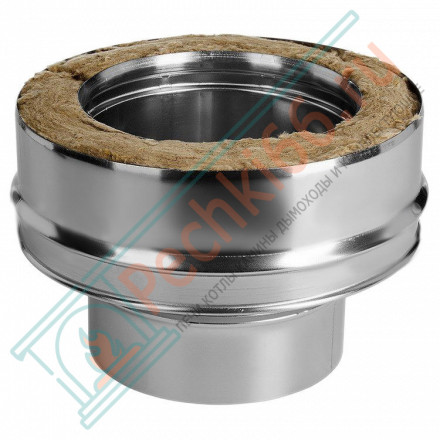 Переход моно-термо (НЕРЖ-321/0,5-НЕРЖ-439/0,5) d-115/200 (Дымок-Lux)