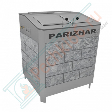 Электрическая паротермальная печь ПАРиЖАР 18 кВтсерпентенит «Бархат» (Инжкомцентр ВВД) до 23 м3