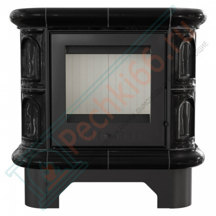 Изразцовая печь-камин WK440, черная (Kratki)