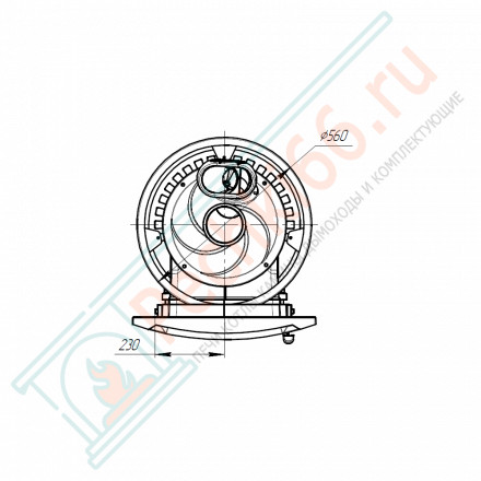 Печь банная "Атмосфера L КТТ" сетка (ProMetall)