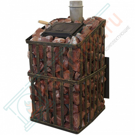 Чугунная печь для бани Гефест GFS-ЗК 25 (П) Ураган (ТехноЛит)