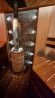 Банная печь Атмосфера XL, ламели "Окаменевшее дерево" наборные (ProMetall) в Сургуте
