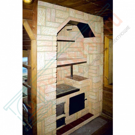 Плитка прямая Рваный камень Макси (0.6 м2 в коробке) (Терракот)