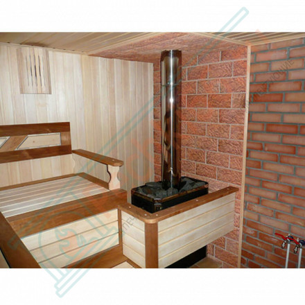 Плитка прямая Рваный камень Макси (0.6 м2 в коробке) (Терракот)