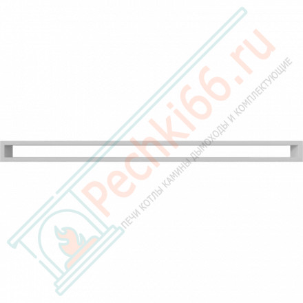 Каминная решётка белая Tunel/6/100/B (Kratki)