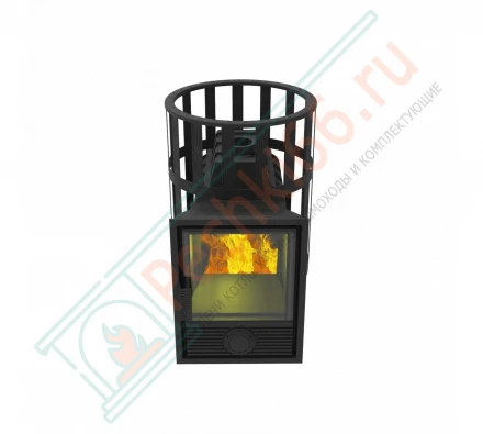 Печь для бани Воевода 15 Д-1 сетчатый кожух (Березка)