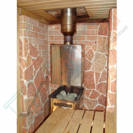 Плитка прямая Шамот мини (0.96 м2 в коробке) (Терракот)