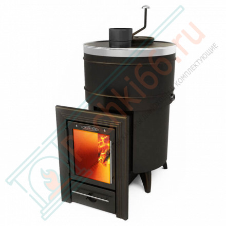 Печь для бани Скоропарка 2012 Inox Люмина черная бронза (T.M.F) до 18 м3