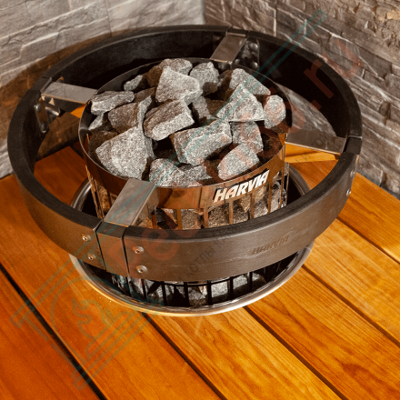 Электрическая печь Cilindro PC70E Black Steel (Harvia)