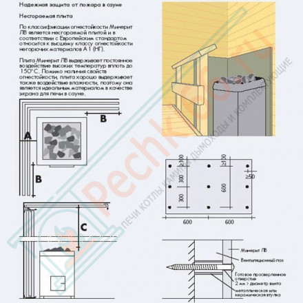 Плита Фламма Дизайн Онтарио 135