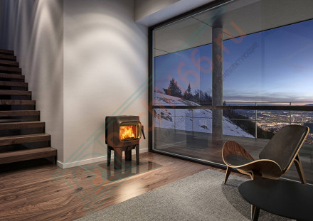 Чугунная печь-камин F 105 R LL BP (Jotul)