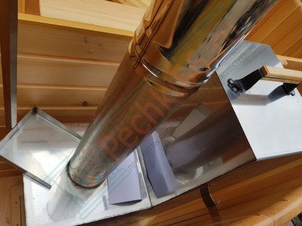 Японская баня Фурако круглая с внутренней печкой 200х200х120 (НКЗ)