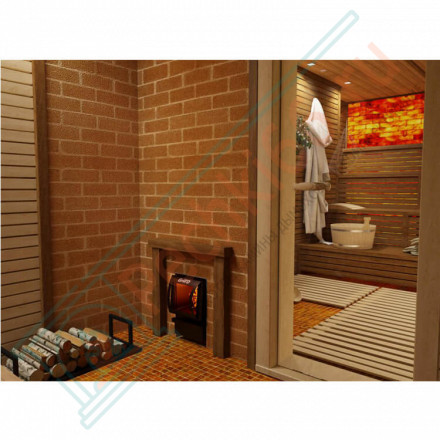 Печь для бани Aurora 160 Trio long black (Grill’D)