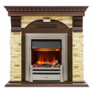 Электрокаминокомплект Dublin угловой - Темный дуб / Сланец с очагом Chesford Электрокаминокомплект Dublin угловой - Темный дуб / Сланец с очагом Chesford