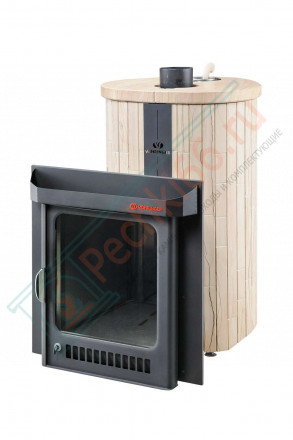 Дровяная банная печь Ферингер ОПТИМА "Окаменевшее дерево наборный" до 28 м³
