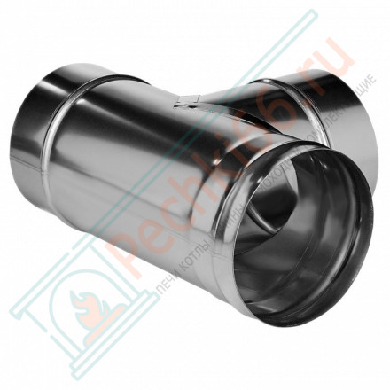 Тройник 90° без изол (НЕРЖ-321/0,8) d-150 (Дымок-Lux)