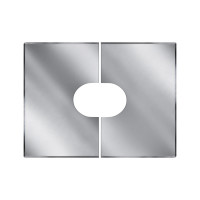 Фланец разрезной 21/32º без изол 800х910 на трубу V50R (AISI-304/0,5) d-200/300 (Вулкан)