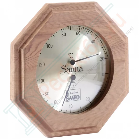 Термогигрометр восьмигранник 241-THD, кедр (Sawo) в Сургуте