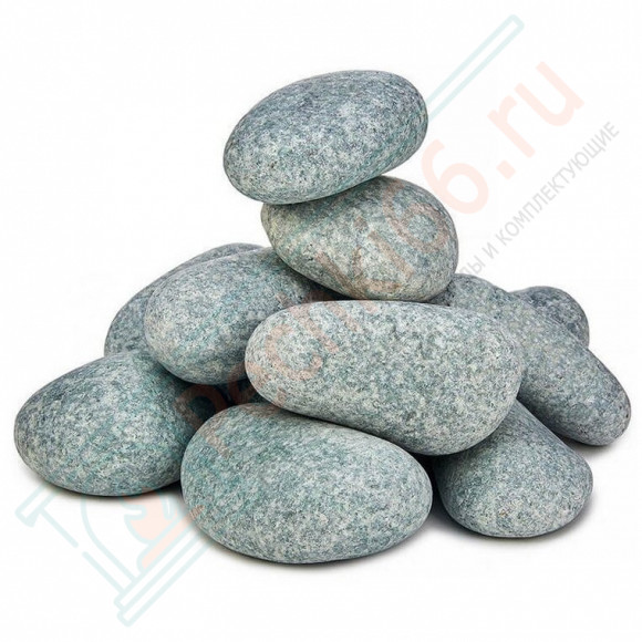 Камень для бани Жадеит шлифованный средний, м/р Хакасия (ведро), 20 кг в Сургуте