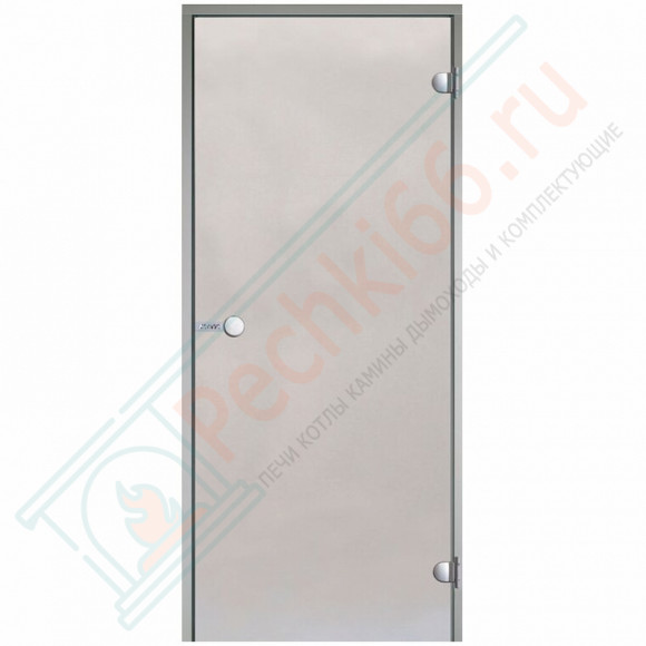 Дверь стеклянная для хамама, сатин, коробка алюминий 1900х700 (Harvia) DA71905 в Сургуте
