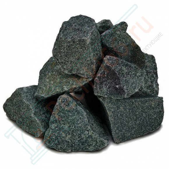 Камень Пироксенит "Черный принц" колотый, м/р Хакасия (ведро), 18 кг в Сургуте