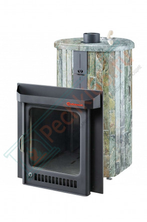 Дровяная банная печь Ферингер Малютка ПФ "Жадеит наборный" до 18 м³