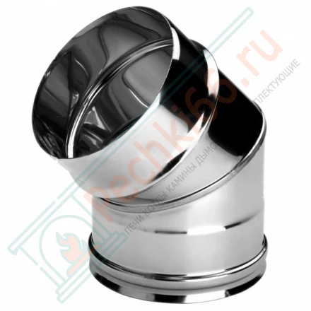 Отвод одностенный 45° (AISI-310S/0,8мм) d-115 (Вулкан)